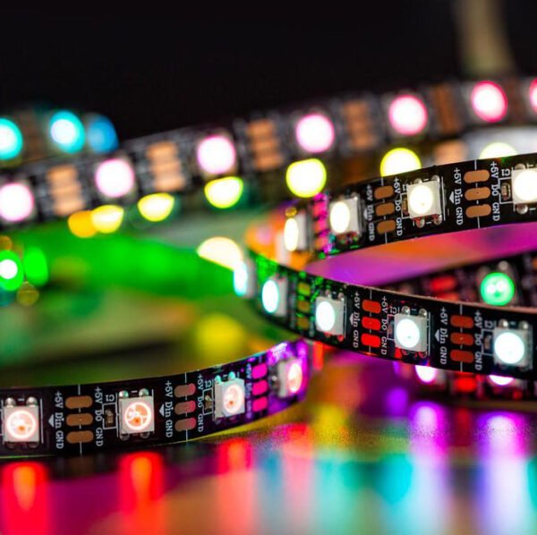 Non-Waterproof 144 Pixel/1m Addressable Pixel Strip for Arduino - 1 Meter Strips - Image 3
