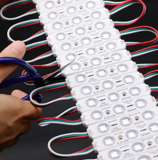 GadgetMart4444 - 12 Volt  Addressable Dream Color  RGB / LED Module-WS2811  Flexible Light - Image 3